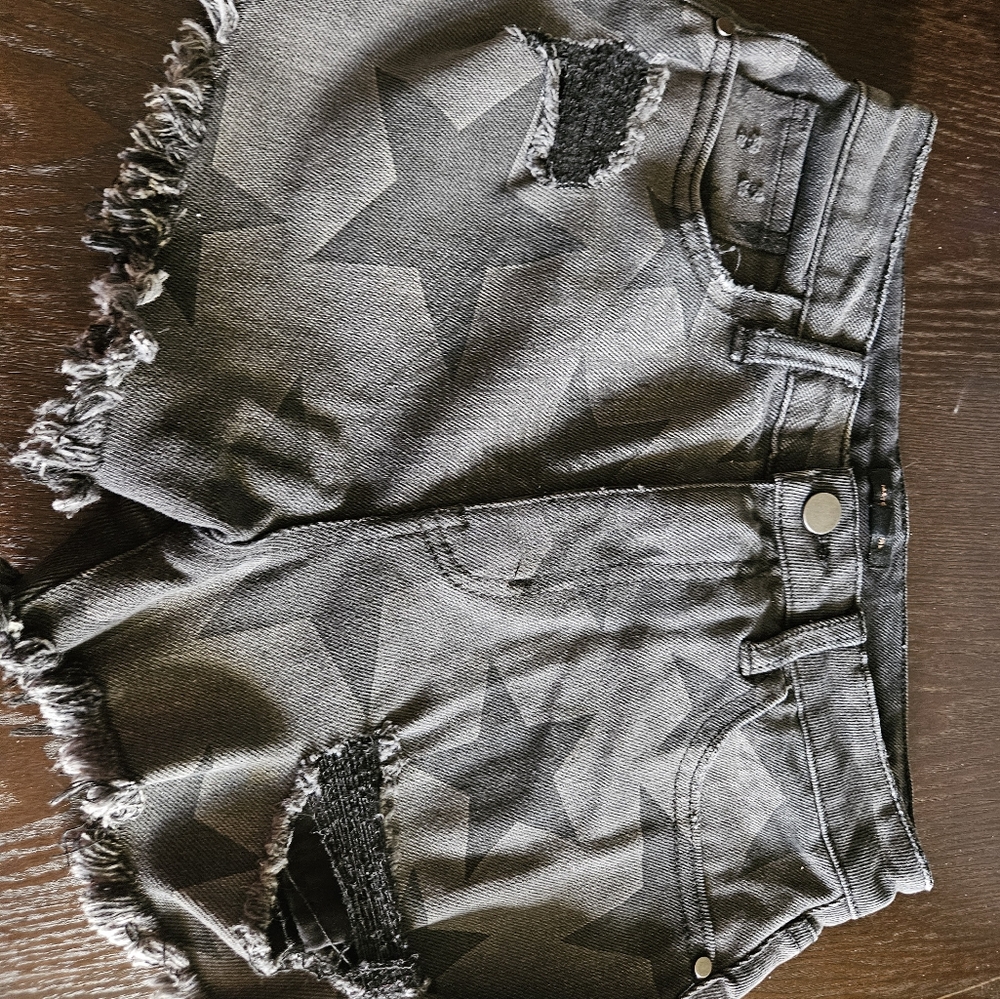 High rise shorts
